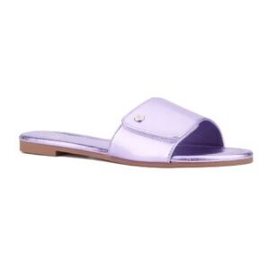 New York & Company Adelle Lilac Sandals Sz 8